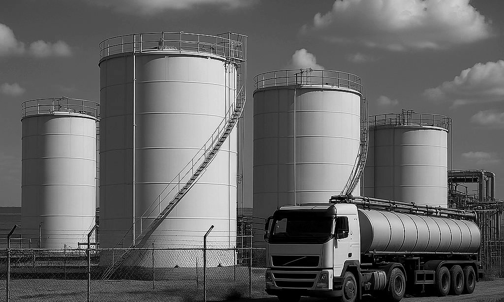 Bulk fuel storage tank farm